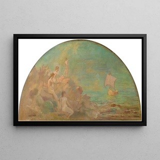 Charles Courtney Curran - The Sirens.webp