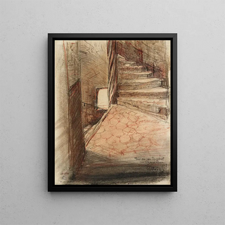Charles Jouas - Escalier de la tour Dagobert rue Chanoinesse.webp