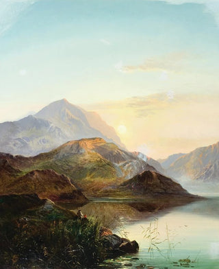 Charles Robert Leslie - Scottish Loch Sunset.webp