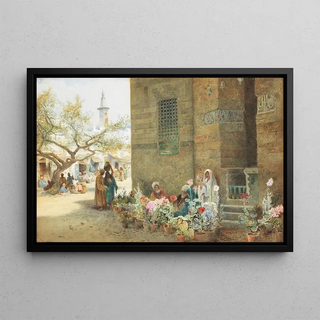 Charles Robertson - Market scene Cairo.webp