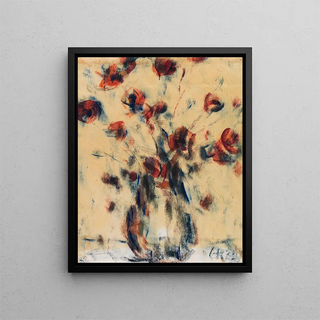 Christian Rohlfs - Feldmohn in blauer Vase.webp