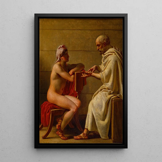 Christoffer Wilhelm Eckersberg - Socrates And Alcibiades.webp