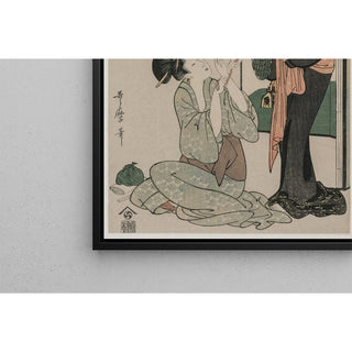 Chushingura - Act V of The Storehouse of Loyalty - Kitagawa Utamaro | Reproduction Tableau Décoration murale affiche copie