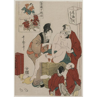 Chushingura - Acte X du Trésor de la Loyauté - Kitagawa Utamaro | Reproduction Tableau Décoration murale affiche copie