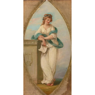 Circle of Angelica Kauffmann - Muse with a scroll.webp