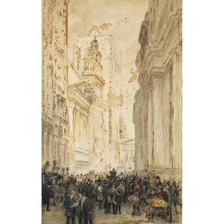 Colin Campbell Cooper - The Broad Exchange Broad Street New York.webp