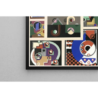 Collection Décors et Couleurs Pl.02 - Georges Valmier | Reproduction Tableau Décoration murale affiche copie
