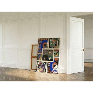 Collection Décors et Couleurs Pl.02 - Georges Valmier | Reproduction Tableau Décoration murale affiche copie