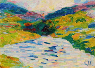 Curt Herrmann - Landschaft mit Flusslauf.webp