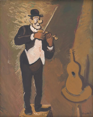Cyprin Majernk - Clown Playing the Violin.webp