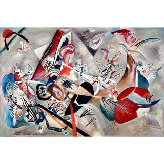 Dans le gris - Wassily Kandinsky | Reproduction Tableau Décoration murale affiche copie