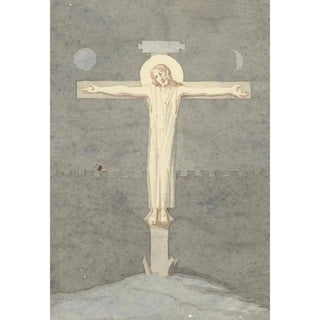 David Humbert de Superville - Christus aan het kruis catacombeschildering.webp