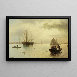 David James - Untitled Harbor Scene.webp