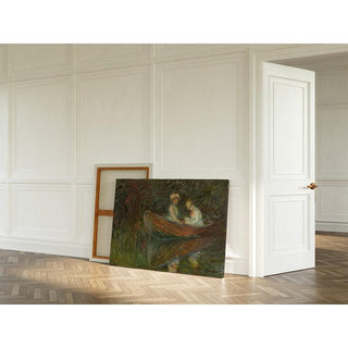 Deux femmes en barque - Claude Monet | Reproduction Tableau Décoration murale affiche copie