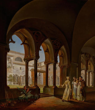 Ditlev Martens - The cloister of Santa Maria del Paradiso Viterbo.webp