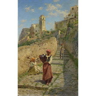 E Augusto Lovatti - Street On Capri.webp