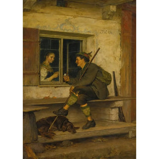 Eduard von Grtzner - The Tyrolean traveler.webp