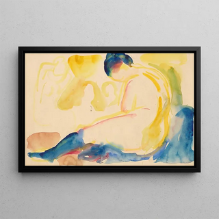 Edvard Munch - Seated Female Nude with Blue Stockings.webp