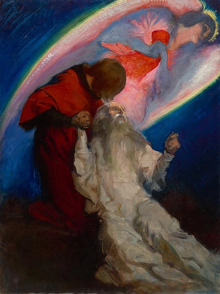 Edwin Austin Abbey - Study for Amfortas Released by Galahad in The Quest and Achievement of the Holy Grail.webp