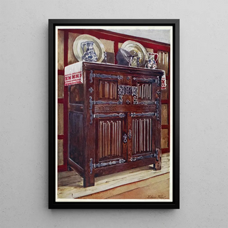 Edwin Foley - Oak double hutch The property of Guy Laking Esq MVO S James Palace.webp