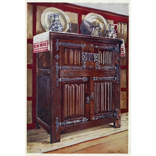 Edwin Foley - Oak double hutch The property of Guy Laking Esq MVO S James Palace.webp