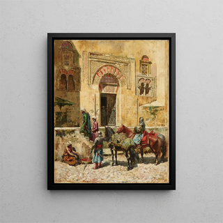 Edwin Lord Weeks - Entering the Mosque.webp