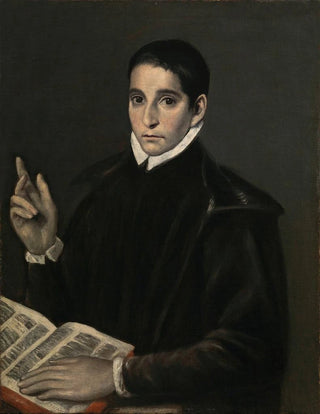 El Greco Domenikos Theotokopoulos - Portrait of a young man traditionally identified as Saint Aloysius Luigi Gonzaga.webp