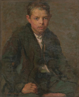 Elemr HalszHradil - Portrait of Labourer Boy.webp