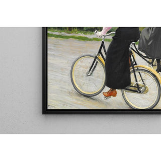 En balade à vélo un jour d'été - Paul Fischer | Reproduction Tableau Décoration murale affiche copie