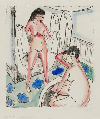 Ernst Ludwig Kirchner - Bathing Girls in a Room.webp
