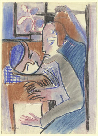 Ernst Ludwig Kirchner - Swiss girl.webp