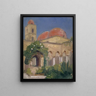 Ernst Schiess - Kreuzgang von San Giovanni degli Eremiti in Palermo.webp