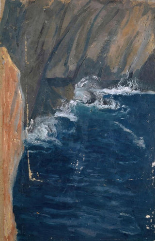 Ernst Schiess - Wave Breaking at a Cliff.webp