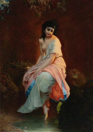 Etienne Adolphe Piot - The Bather.webp