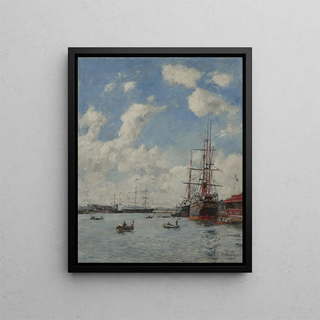 Eugne Boudin - Le Havre le bassin de lEure.webp