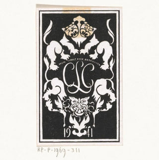 Ex libris de Carel Lion Cachet - Carel Adolph Lion Cachet