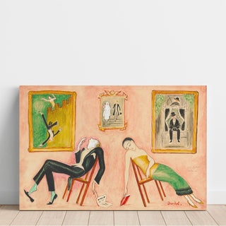 Familjeidyll - Nils Dardel | Reproduction Tableau Décoration murale affiche copie