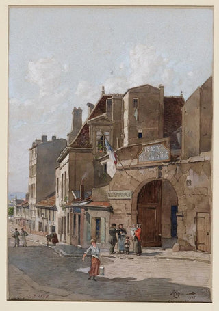 Fdor Hoffbauer - Ancienne maison du censier du couvent des Bonshommes 9 rue Beethoven 16me arrondissement.webp