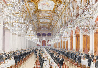 Fdor Hoffbauer - Banquet des officiers de la marine Russe dans la salle des ftes lHtel de Ville Ftes FrancoRusses Paris.webp