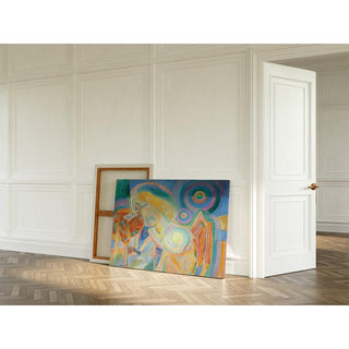 Femme nue lisant - Robert Delaunay | Reproduction Tableau Décoration murale affiche copie