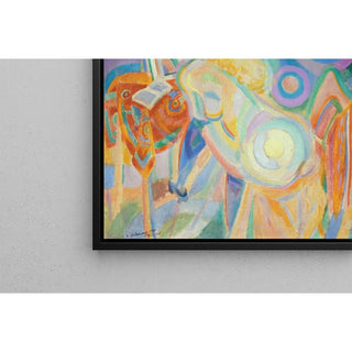 Femme nue lisant - Robert Delaunay | Reproduction Tableau Décoration murale affiche copie