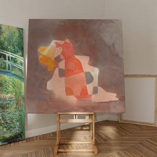 Femme penchée en arrière - Paul Klee | Reproduction Tableau Décoration murale affiche copie