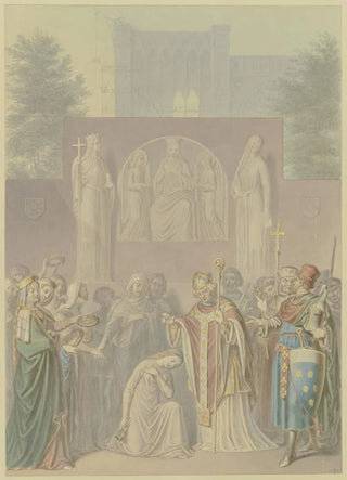 Ferdinand Fellner - Sabine von Steinbach gesegnet und bekrnzt.webp