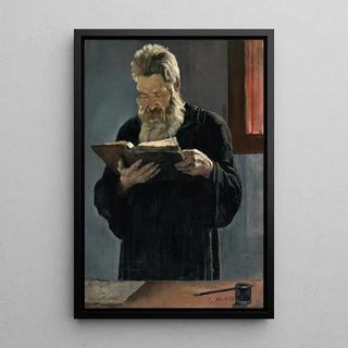 Ferdinand Hodler - Reading Priest.webp