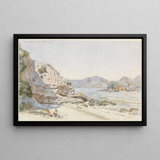 Ferdinand Keller - Meeresbucht bei Rio de Janeiro.webp