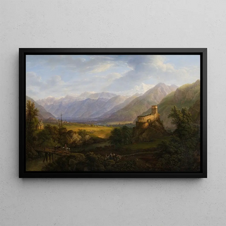 Ferdinand Runk - Das Glurnsertal mit der Etsch in Tirol.webp