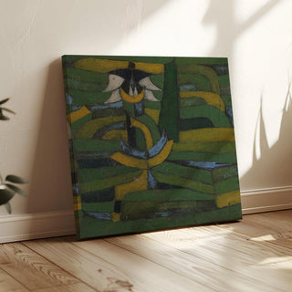 Fleur blanche dans le jardin - Paul Klee | Reproduction Tableau Décoration murale affiche copie