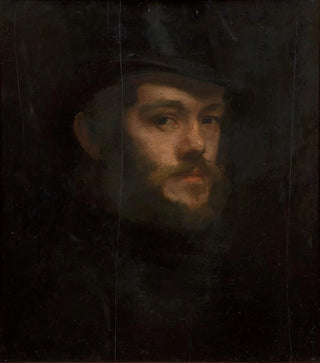 Flix Bracquemond - Selfportrait with a top hat.webp