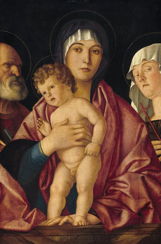 Follower of Giovanni Bellini - Madonna and Child with Saints.webp