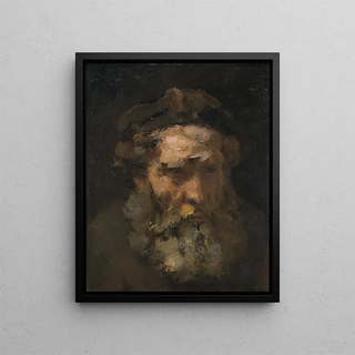 Follower of Rembrandt van Rijn - Head of Saint Matthew.webp